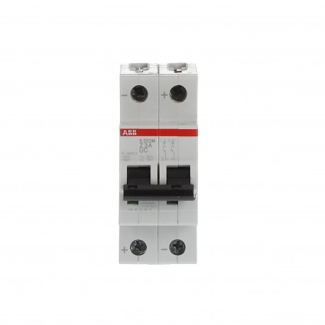 S202M-Z3UC 2CDS272061R0318 ABB Disjuntor S200MUC, 2P, Z, 3A