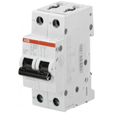 S202M-Z3UC 2CDS272061R0318 ABB Interruptor automático, S200MUC, 2P, Z, 3A