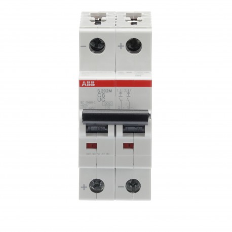 S202M-C6UC 2CDS272061R0064 ABB Disjoncteur S200MUC, 2P, C, 6A