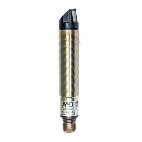 SH4/E-3EIC MICRO DETECTORS Sensor de segurança Emissor M18 5m metálica de 90° conector M12 de e/S IEC61131-2..