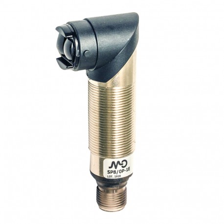SP8/0P-1E MICRO DETECTORS Fotoelektrischer Sensor diffus 800 mm PNP L/D Metall-mit verstellbarem Stecker M12