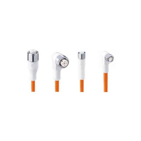 Y92E-M12PVC3A2MLED-L 206568 Y92EM12PVC3A2MLEDL OMRON Sensor Connector, female, M12, PVC, 3-Pin, Angled, LED,..