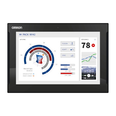 NYM15W-C1062 678860 OMRON Industrial Monitor, 15.4"" display with capacitive touchscreen, Build-in mounting,..