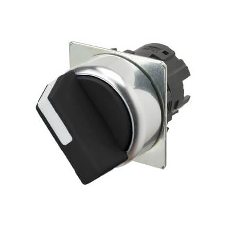 A22NZ-2RM-NBA 662174 A22NZ2RMNBA OMRON Select.22mm, 2 Position, bright Metal, MANUAL, BLACK