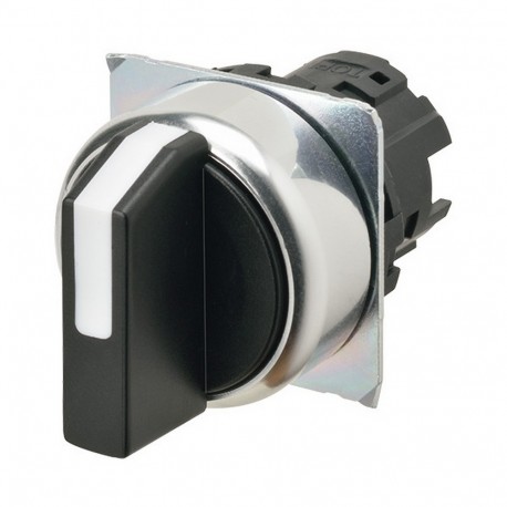 A22NZ-3RB-NBA 665659 A22NZ3RBNBA OMRON Select.22mm, 3 Position, bright Metal, AUTO RESET .I/D, BLACK