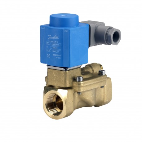 032U453002 DANFOSS CONTROLES INDUSTRIALES EV220B, Vanne solénoïde, G, NC, NBR