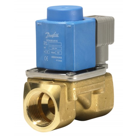 032U528702 DANFOSS CONTROLES INDUSTRIALES EV220B, Magnetventil, G, NC, NBR