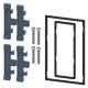 3RW5980-0HD00 SIEMENS Door mounting kit IP65 for HMI module