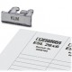 ES/KLM -GB CUS 0824389 PHOENIX CONTACT Streifen-schriftzug, verfügbar: Elle, weiß, beschriftet nach kundenan..