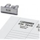 ES/KLM -GB CUS 0824389 PHOENIX CONTACT Strip labeling, available: Elbow, white, labeled according to custome..