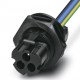 PRC 3-FT25-MC4 150 FE 1410531 PHOENIX CONTACT Plug-in connector (PRC), black, 3-pole, 4 mm2 / 630 V / 35 A, ..