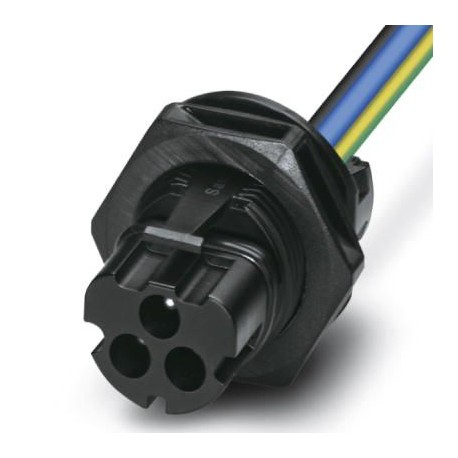 PRC 3-FT25-MC4 150 FE 1410531 PHOENIX CONTACT Conector de encaixe PRC, preto, 3 pólos, 4 mm2 / 630 V / 35 A,..