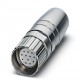 UC-1RS1NRAR3DU 1606735 PHOENIX CONTACT Plug-in connector for cable, straight, shielded: yes, Lock screw, M23..