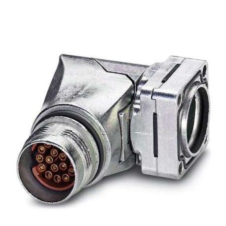 ST-17S1N8AAE00S 1618124 PHOENIX CONTACT Conect. enchuf. for apar. wall delant., Right angle swivel, Locking ..