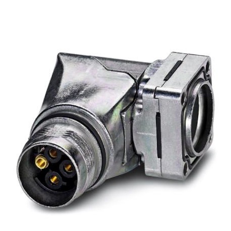 ST-3ES1N8AAE00S 1618126 PHOENIX CONTACT Conect. enchuf. for apar. wall delant., Right angle swivel, Locking ..