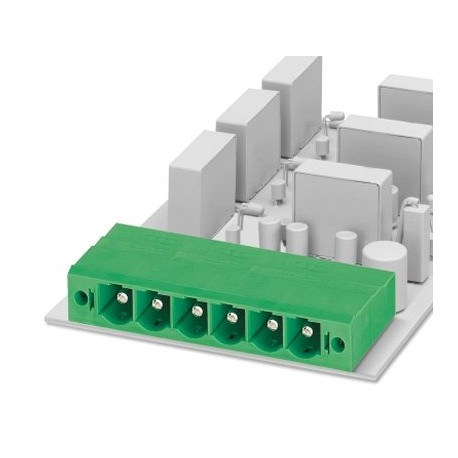 PC 6-16/ 4-GF-10,16 BK 1710333 PHOENIX CONTACT Header de passagem
