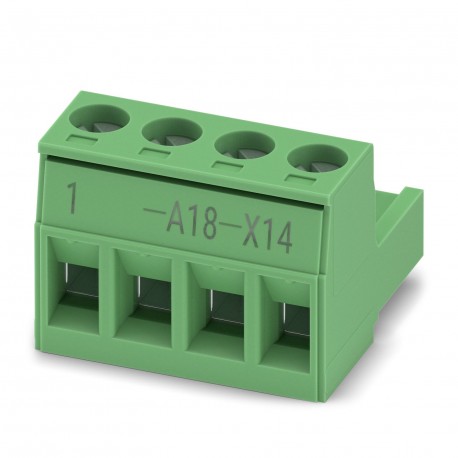 MSTB 2,5/ 4-ST-5,08 BD-A18-X14 1716663 PHOENIX CONTACT Conector de placa de circuito impreso, sección nomina..