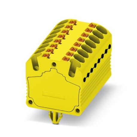 MP 16X1,5-RZ YE 3248448 PHOENIX CONTACT Microborne de passagem, ponte internamente, com pinos de segurança p..