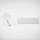 TB13G ELDON Scatto 13x18mm grigio RAL7035, 10 pezzi di 13 moduli