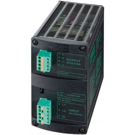 85071 MURRELEKTRONIK MCS Alimentation triphasée IN: 360-550VAC OUT: 24-28V/10ADC