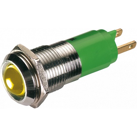 71430 MURRELEKTRONIK Led indicator yellow LED 10mm 24V DC 20 mA IP67