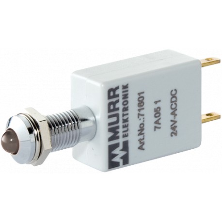 71741 MURRELEKTRONIK Led indicator white LED 5mm 24V DC 15mA IP40