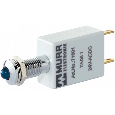 72637 MURRELEKTRONIK Indicateur LED bleu LED 5mm 110V AC/DC 5mA IP67