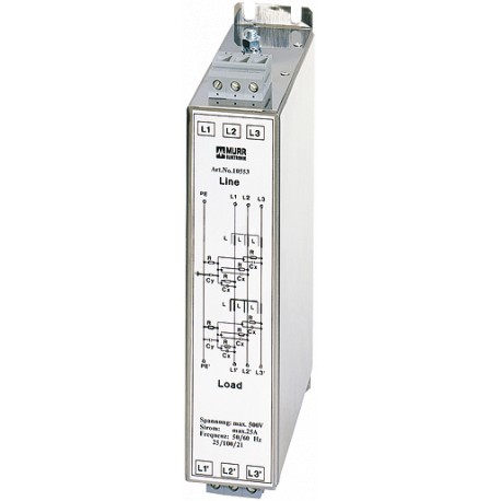 10551 MURRELEKTRONIK MEF EMC-фильтр 3-фазный 2-ступенчатый