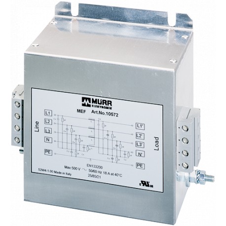 10578 MURRELEKTRONIK MEF Netzentstörfilter 3-phasig 1-stufig mit N