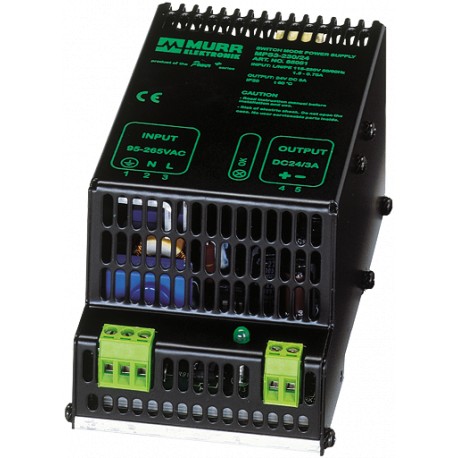 85051 MURRELEKTRONIK MPS Schaltnetzteil 1-phasig IN: 95-265VAC OUT: 24V/3ADC