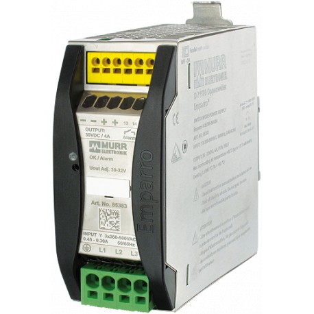 85383 MURRELEKTRONIK Emparro AS-Interface (AS-i) Schaltnetzteil 3-phasig IN: 360 500VAC OUT: 30-32V/4ADC
