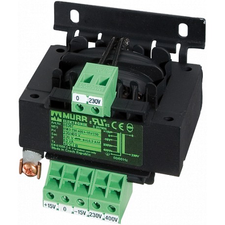 866190 MURRELEKTRONIK MTS Einphasen Sicherheitstransformator P:30VA IN:230VAC OUT:24VAC max. 26,3VAC