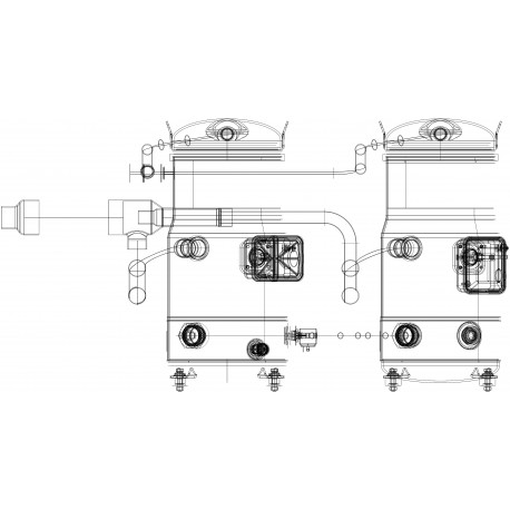 120G0015 DANFOSS REFRIGERATION Compresseur scroll, Inverter, VZH117BGANA, Fluides: R410A