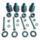 7777045 DANFOSS REFRIGERATION Mounting kit for one-scroll compressor including 4 hexagon rigid grommets, 4 s..