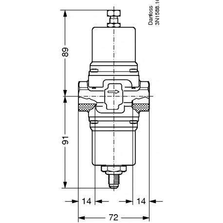 003N5216 DANFOSS REFRIGERATION Работают под давлением воды клапан