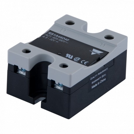 RS1A40D40 CARLO GAVAZZI 1-pole panel mount ssr, zero-cross switching, operating voltage (ue): 42 440 vac (80..