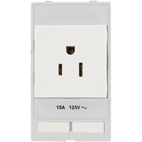 4000-68000-0040000 MURRELEKTRONIK MODLINK MSDD SOCKET INSERT USA NEMA 5-15, 125VAC/15A screw connection