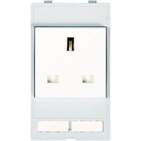 4000-68000-0060000 MURRELEKTRONIK MODLINK MSDD SOCKET INSERT GREAT BRITAIN, 250VAC/13A