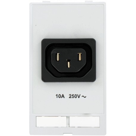 4000-68000-0080000 MURRELEKTRONIK MODLINK MSDD SOCKET INSERT IEC, 250VAC/10A acc. EN 60320-2-2/F