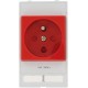 4000-68000-0130000 MURRELEKTRONIK MODLINK MSDD SOCKET INSERT FRANCE, 250VAC/16A red