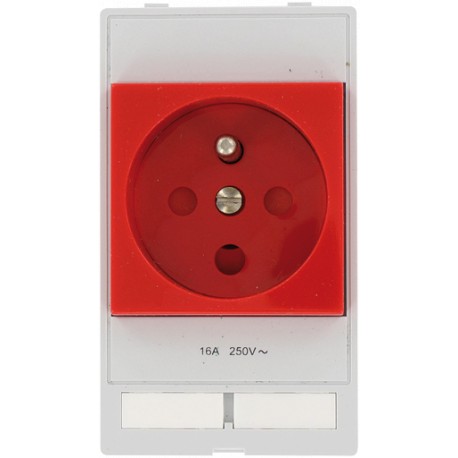 4000-68000-0130000 MURRELEKTRONIK MODLINK MSDD SOCKET INSERT FRANCE, 250VAC/16A red
