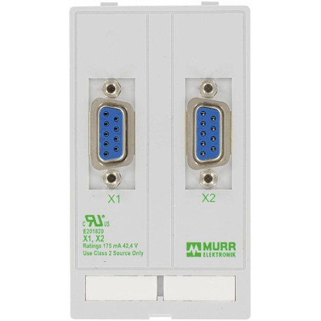 4000-68000-0200000 MURRELEKTRONIK Conector datos MODLINK MSDD, 2xSUB-D9 hembra/macho