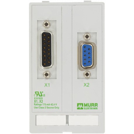 4000-68000-0300000 MURRELEKTRONIK Conector datos MODLINK MSDD, 1xSUB-D9 hembra/macho + 1xSUB-D15 hembra/macho