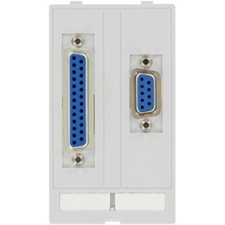4000-68000-0430000 MURRELEKTRONIK Conector datos MODLINK MSDD, 1×SUB-D9 hembra/hembra + 1×SUB-D25 hembra/mac..