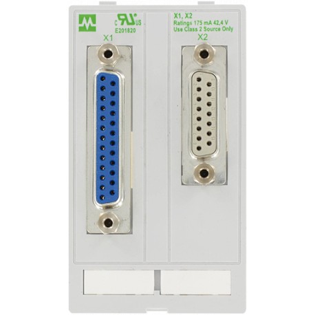 4000-68000-0610000 MURRELEKTRONIK MODLINK MSDD DATA INSERT, 1×SUB-D15 Buchse/soldering + 1×SUB-D25 Buchse/so..