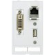 4000-68000-0820000 MURRELEKTRONIK MODLINK MSDD DATA INSERT, 1×USB-A Buchse/Buchse+1×RJ45 Buchse/Buchse+1×DVI..