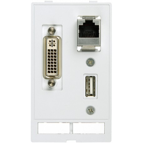 4000-68000-0820000 MURRELEKTRONIK MODLINK MSDD DATA INSERT, 1×USB-A Buchse/Buchse+1×RJ45 Buchse/Buchse+1×DVI..