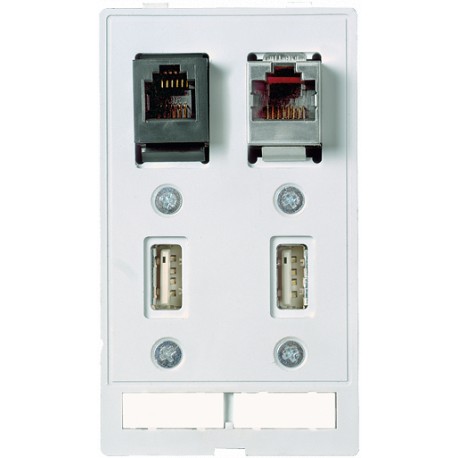 4000-68000-0910000 MURRELEKTRONIK MODLINK MSDD DATA INSERT, 2×USB-A Buchse/Buchse + 1xRJ45 + 1xRJ12