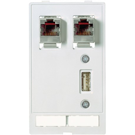 4000-68000-0940000 MURRELEKTRONIK MODLINK MSDD DATA INSERT, 1×USB-A Buchse/Buchse + 2×RJ45