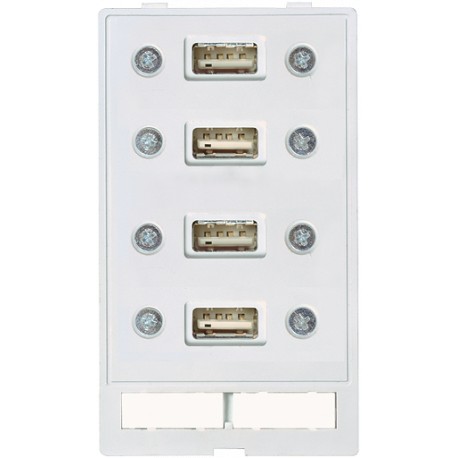 4000-68000-0950000 MURRELEKTRONIK Conector datos MODLINK MSDD, 4×USB-A hembra/hembra